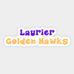 Laurier Golden Hawks Sticker